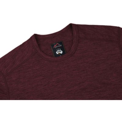 MERINOS Damen T-Shirt Bordeaux