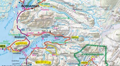 ADVENTURE MAP Island 1:500.000