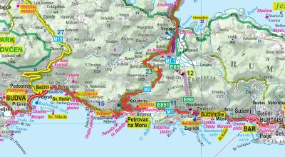 MoTourMaps MONTENEGRO 1:275.000