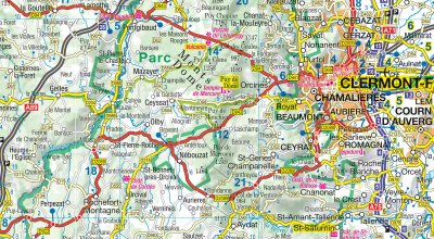 MoTourMaps AUVERGNE-LIMOUSIN 1:300.000