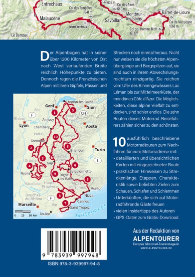 MOTOURBOOK #3 Französische Alpen