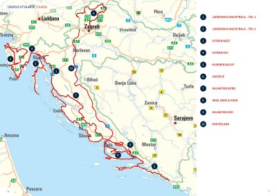 Motorrad-Reiseführer Kroatien