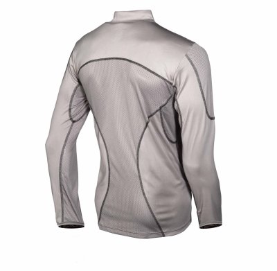 MOTO-SKIVEEZ® Technical Riding Shirt Grau Gr. S