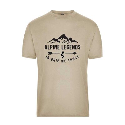 Herren Bio-Baumwoll-Shirt IN GRIP WE TRUST