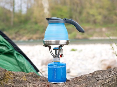 Faltbarer Camping-Wasserkessel 800 ml
