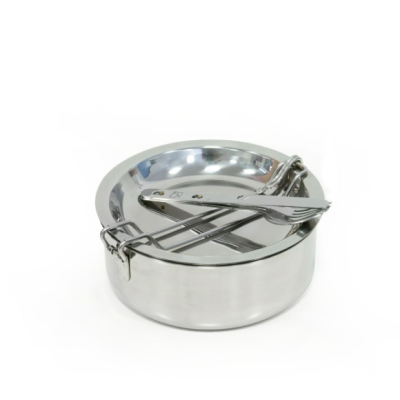 Camping-Kochset Steel 6-teilig