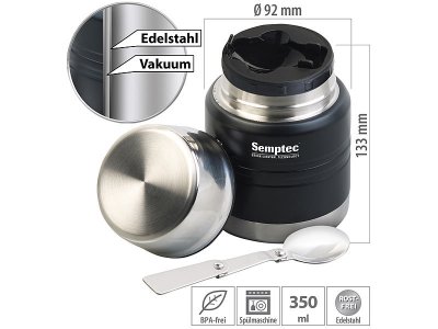 Edelstahl-Thermobecher mit 350 ml Inhalt