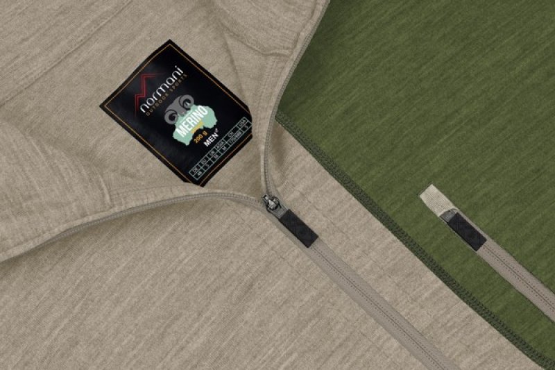 MERINOS Langarm-Funktionsshirt Herren 4XL