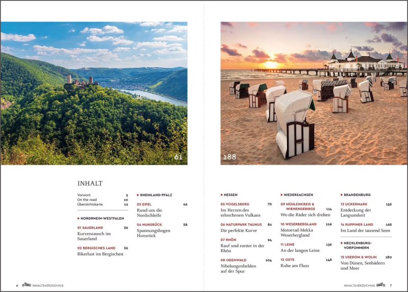 Abgefahren - Die schönsten Bikertouren Deutschlands