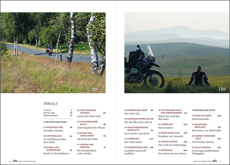 Abgefahren – Unentdeckte Bikertouren in Deutschland