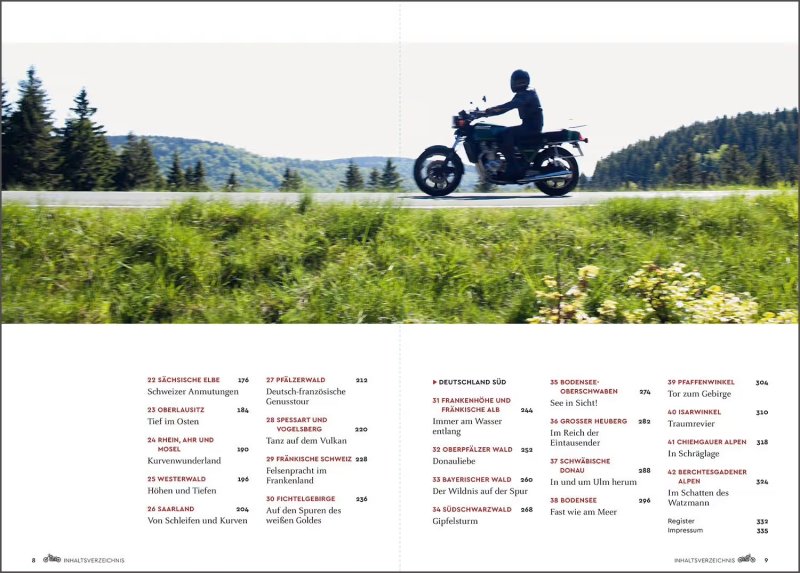 Abgefahren – Unentdeckte Bikertouren in Deutschland