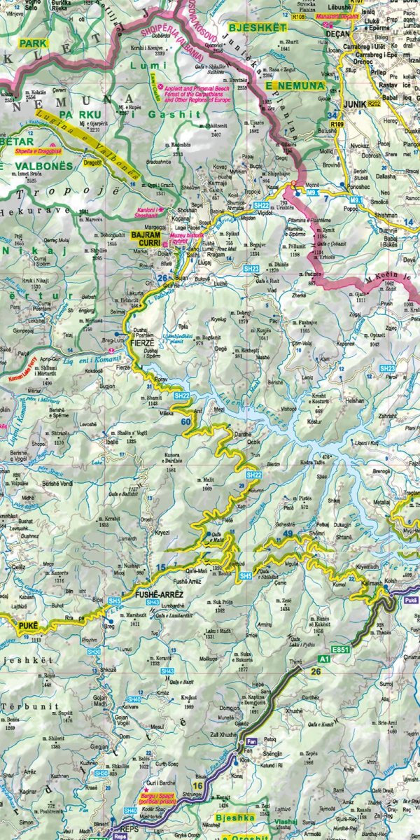 MoTourMaps ALBANIEN 1:280.000