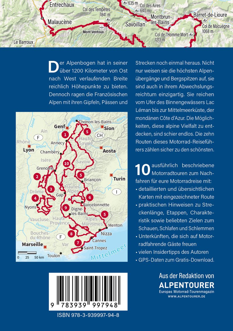 MOTOURBOOK #3 Französische Alpen