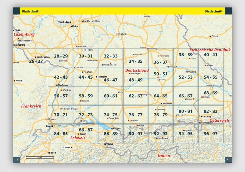 FOLYMAPS TOURING ATLAS Deutschland Süd