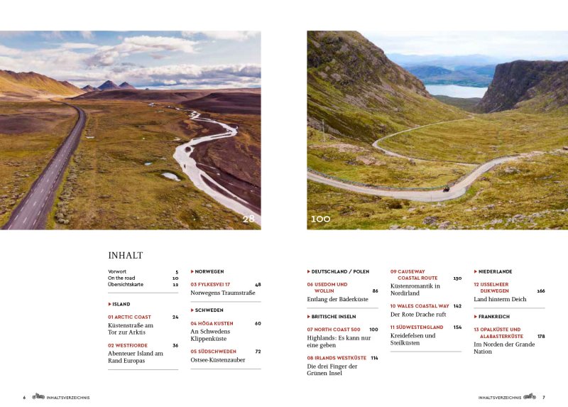 Abgefahren – Die schönsten Bikertouren an Europas Küsten