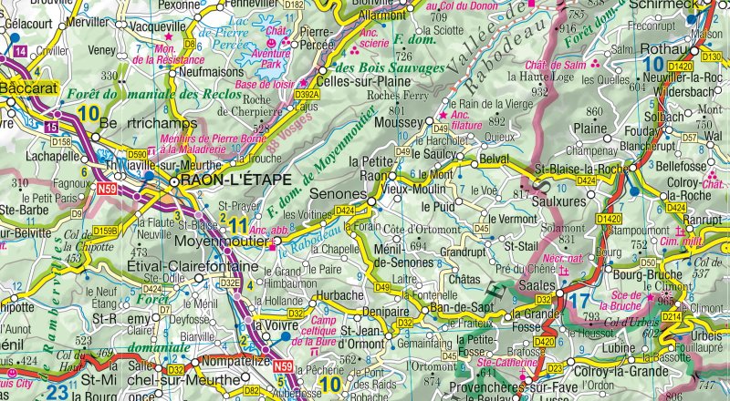 MoTourMaps ELSASS-LOTHRINGEN 1:275.000