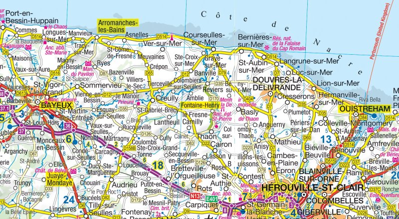 MoTourMaps NORMANDIE 1:300.000