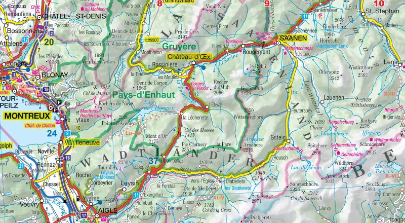 MoTourMaps SCHWEIZ 1:350.000