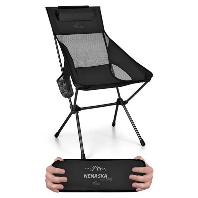 Campingstuhl Nemaska Schwarz