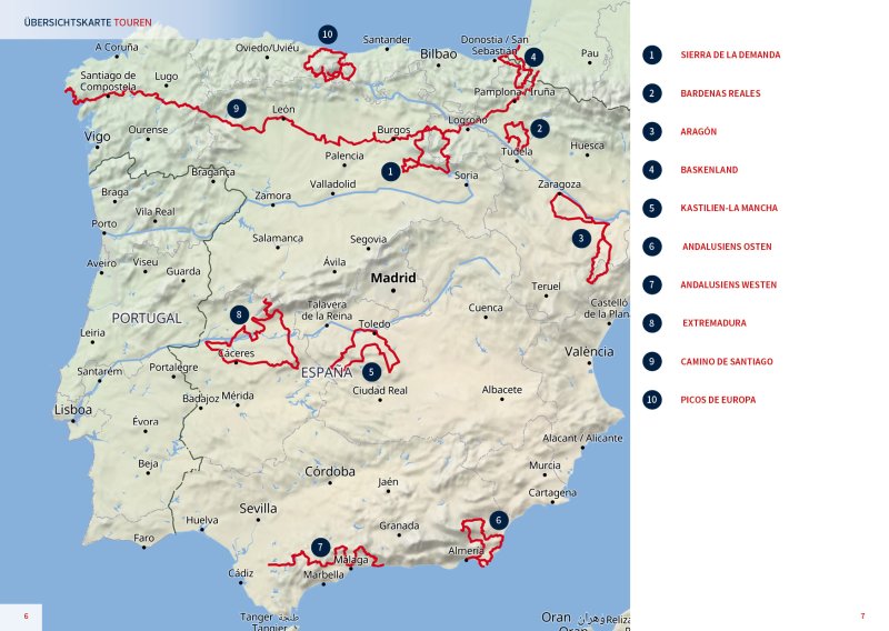 Motorrad-Reiseführer Spanien
