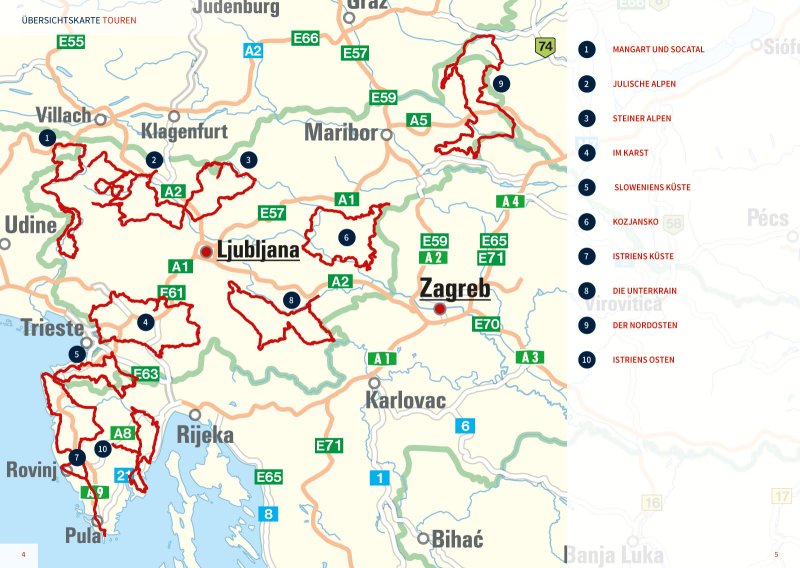 Motorrad-Reiseführer Slowenien mit Istrien