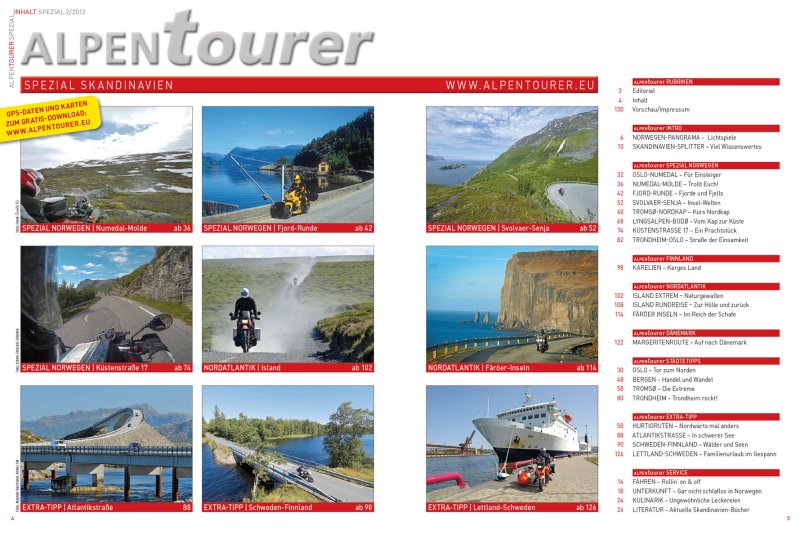 ALPENTOURER ePaper SPEZIAL SKANDINAVIEN Vol. 1