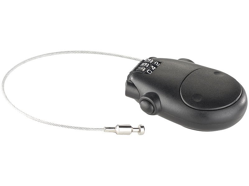 Sicherheits-Drahtseil mit Zahlenschloss